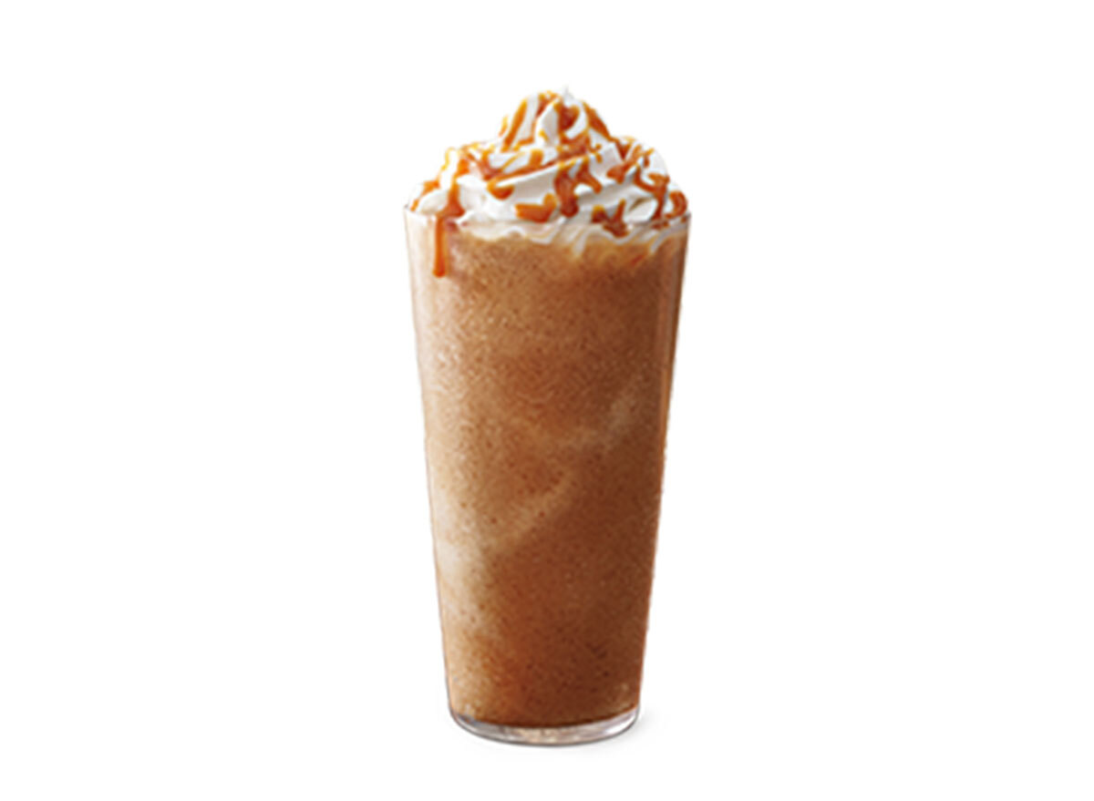 bk caramel frappe