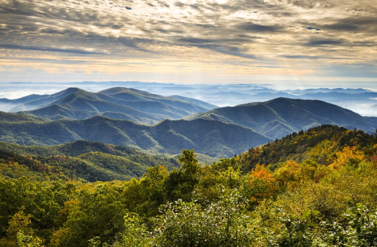 blue ridge north carolina mountains, most common street names