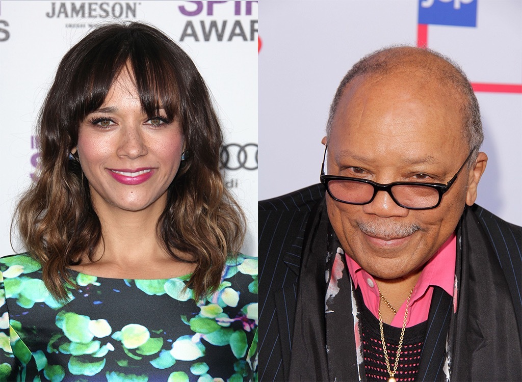 Parks and Rec star Rashida Jones and Quincy Jones