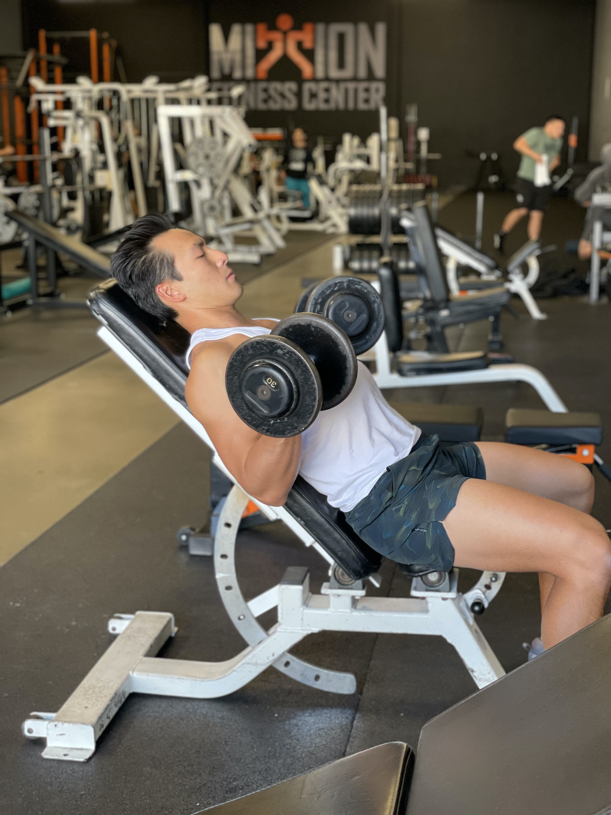 tim liu dumbbell curl completion