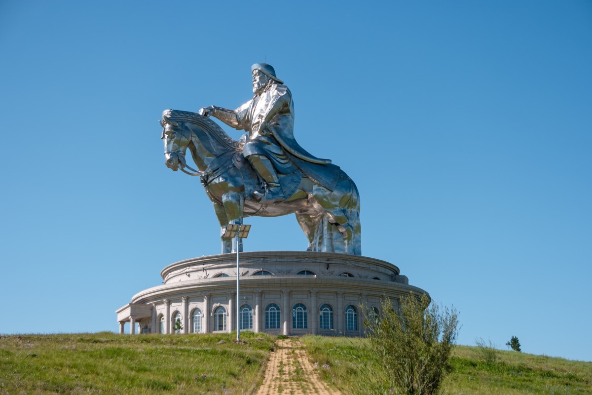 gengis khan statue, useless facts