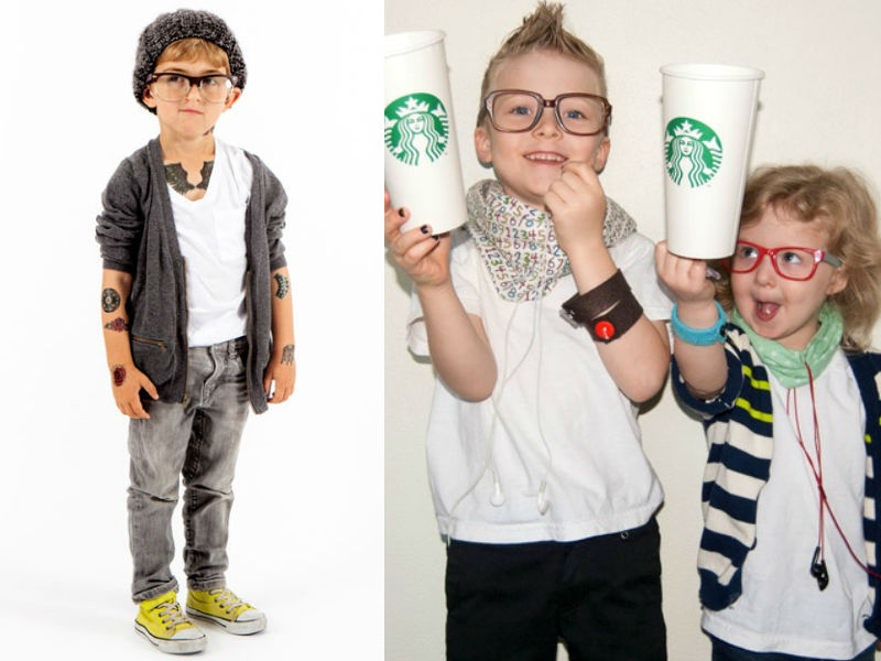 Little Hipster Costume - Hilarious ideas for kids' Halloween costumes