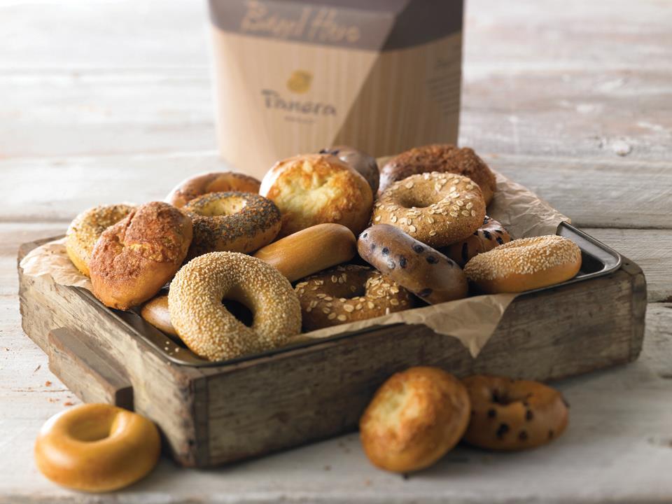 Panera Bread bagels