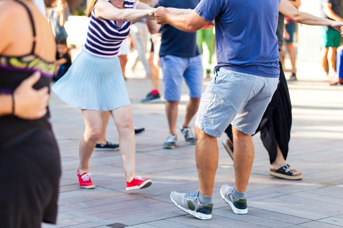 swing dancing couple, state world records