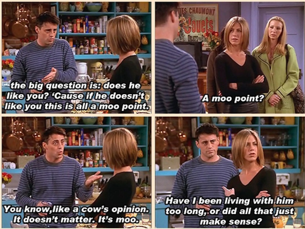 joey describes a moot point