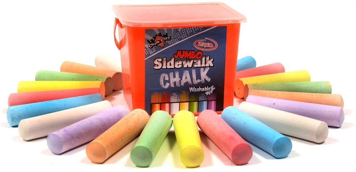 20 piece set of sidewalk chalk