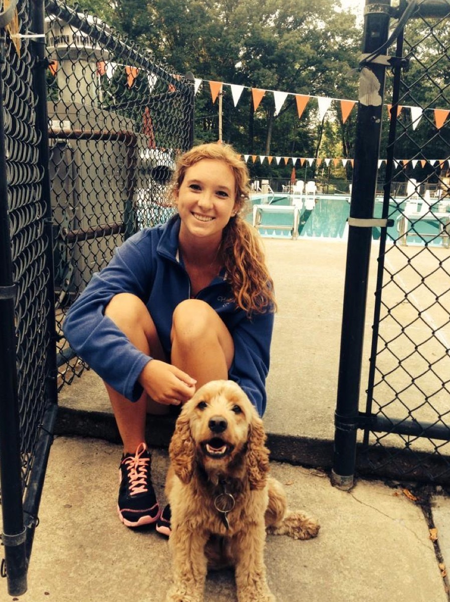 a girl and her dog look similar dogs who look like their owners