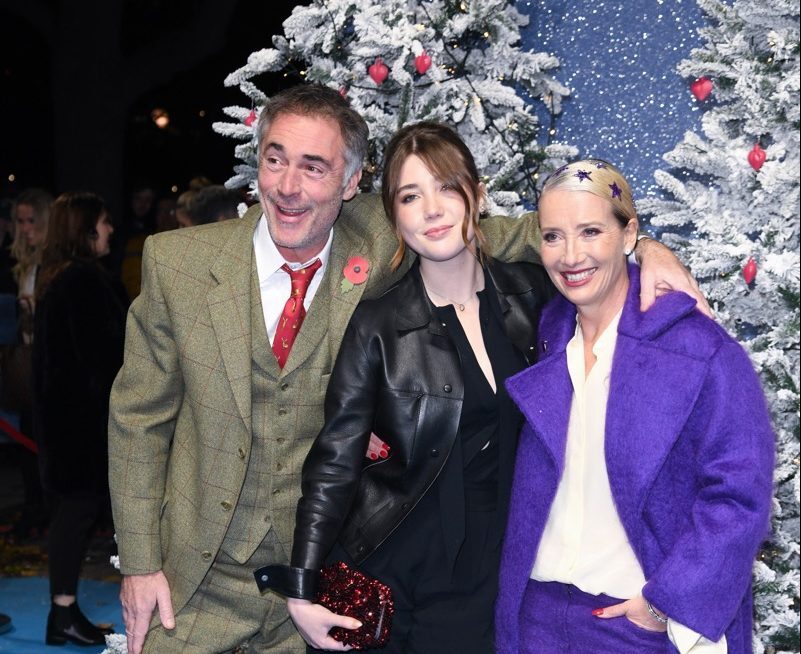 Greg Wise, Gaia Wise, and Emma Thompson