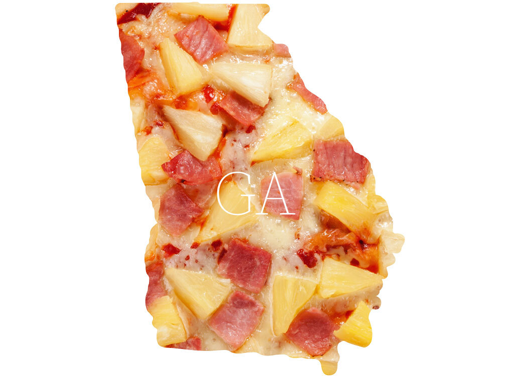 Georgia Hawaiian pizza