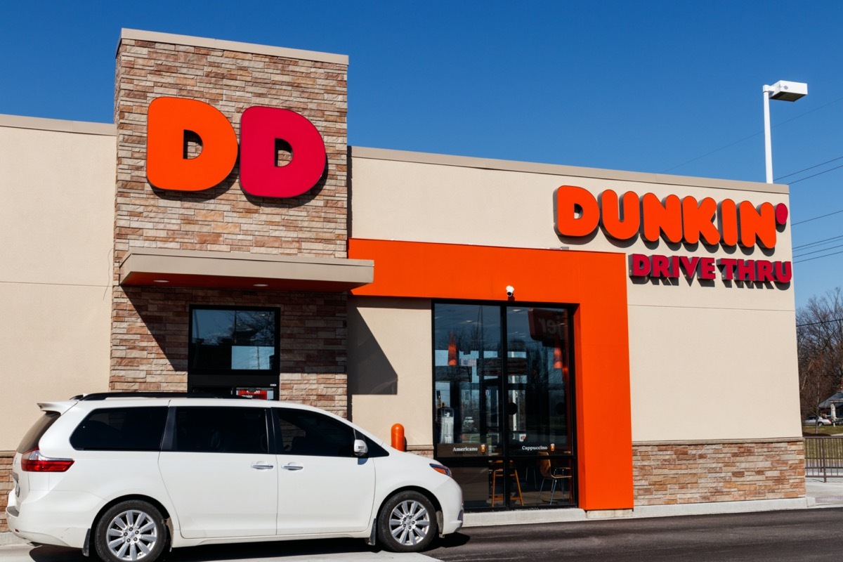 Dunkin' drive-thru