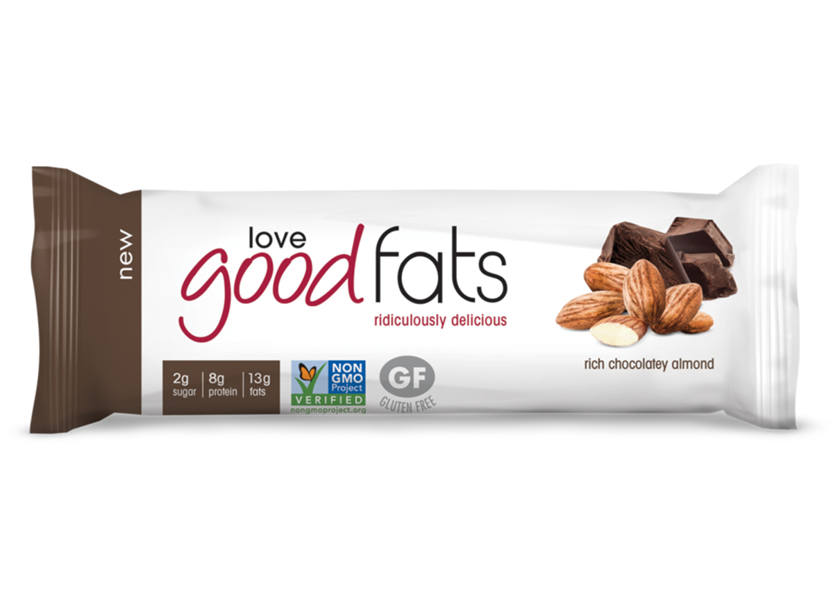 love good fats rich chocolatey almond bar