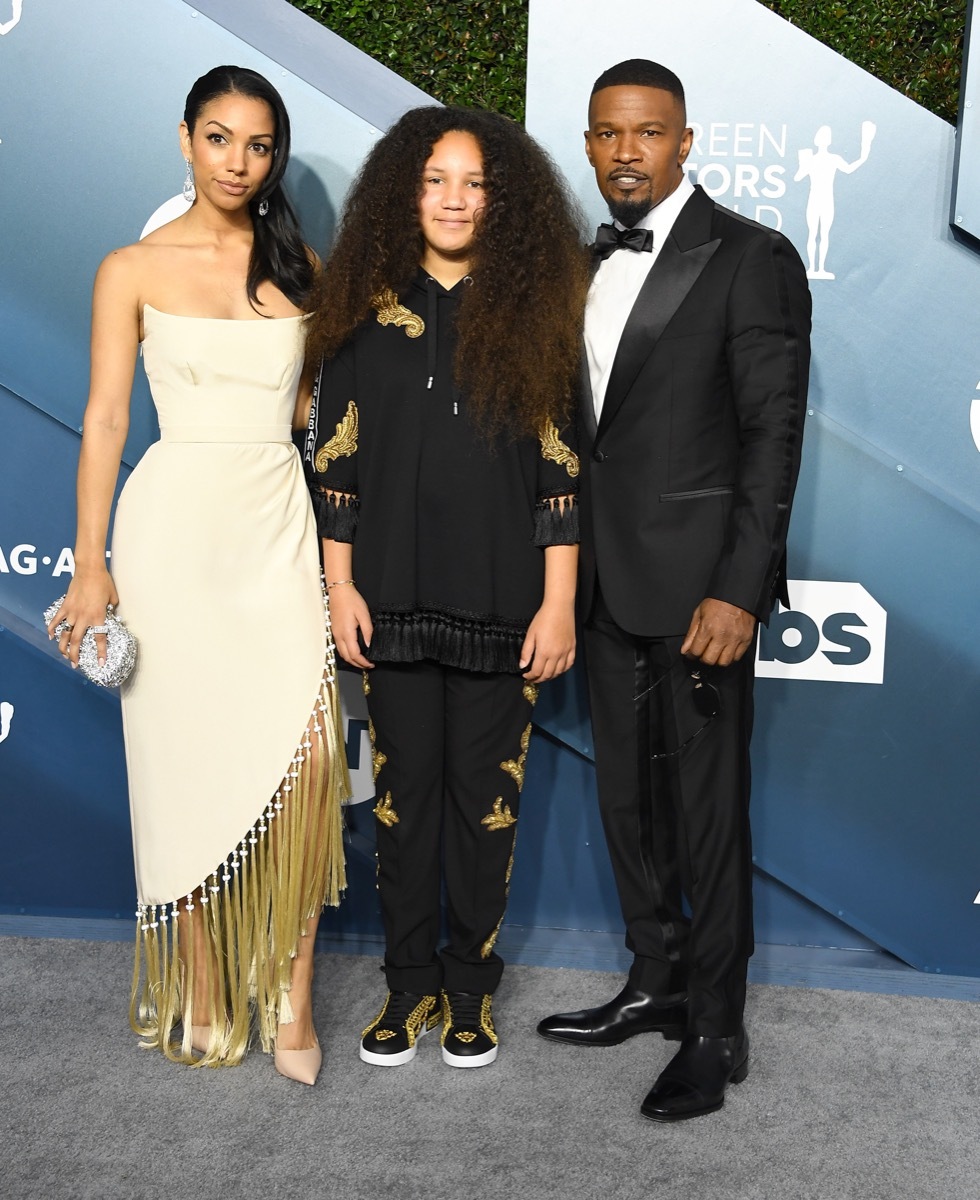 Corinne Fox, Annalise Bishop, and Jamie Foxx