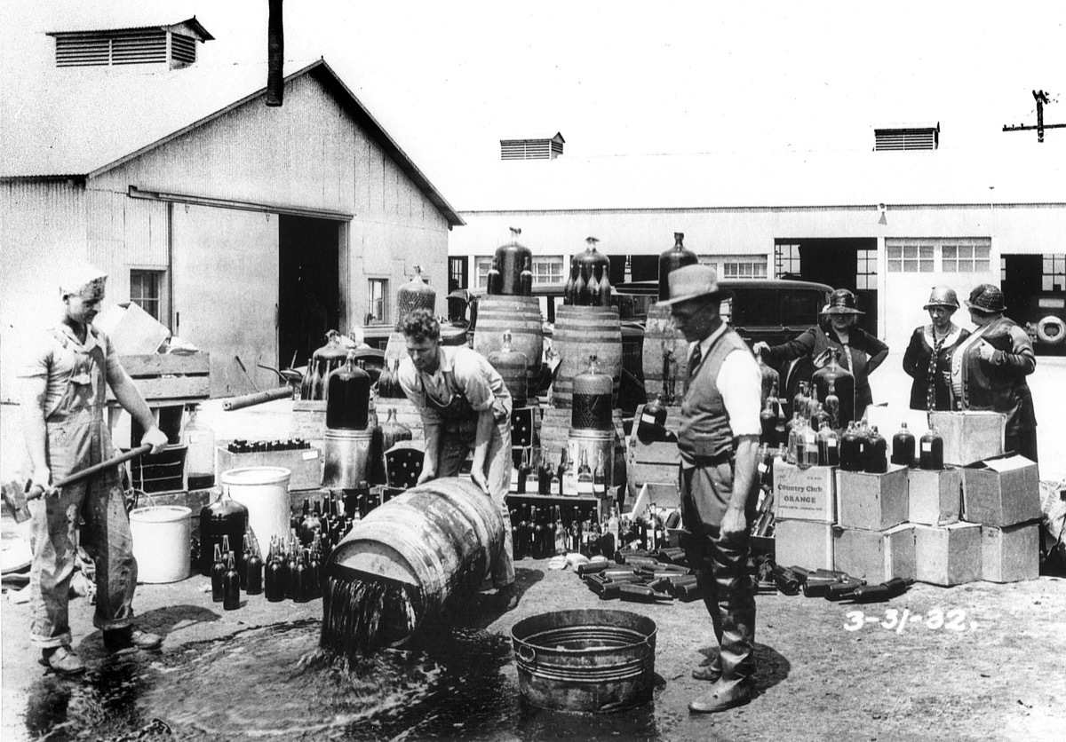 Prohibition during the 1920s historical facts