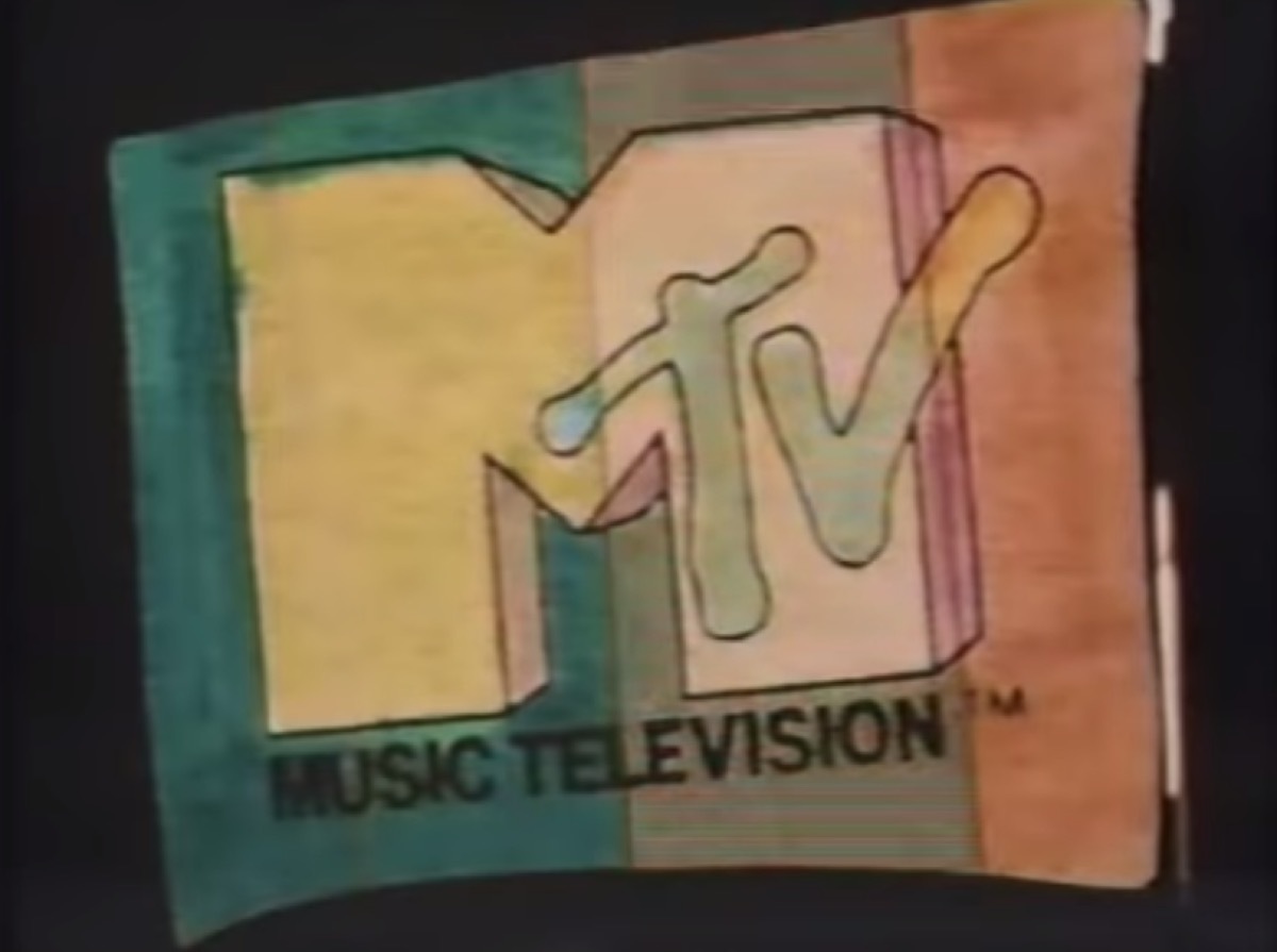 the mtv logo in its 1983 iteration