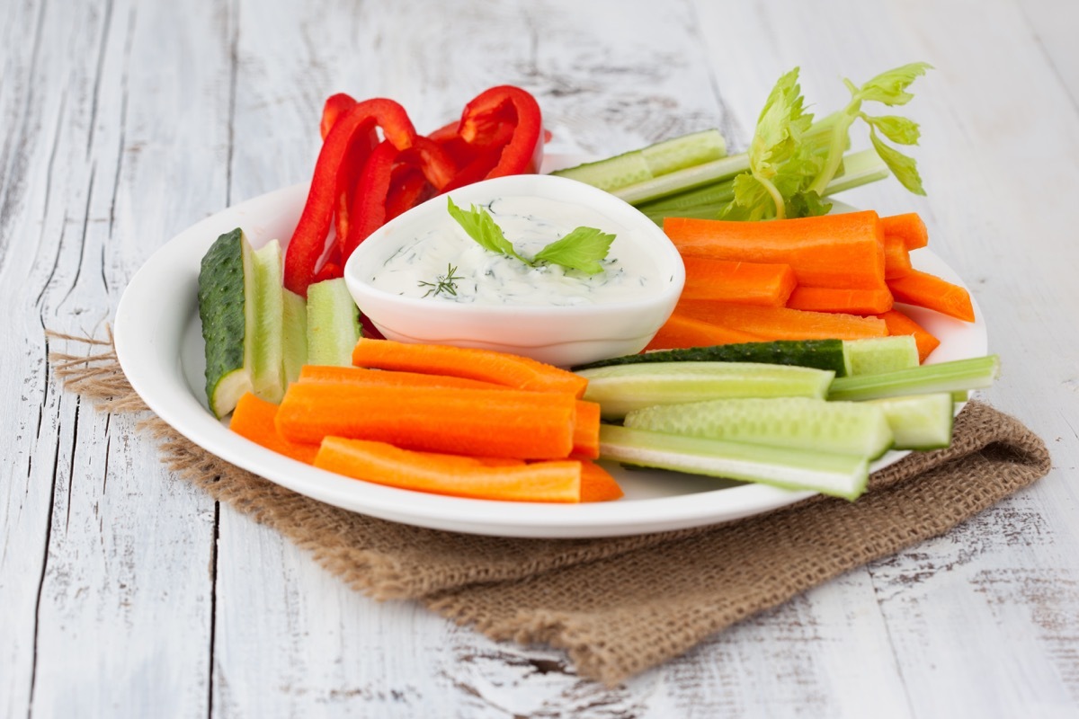 Platter of Raw Vegetables {Never Buy at Costco}