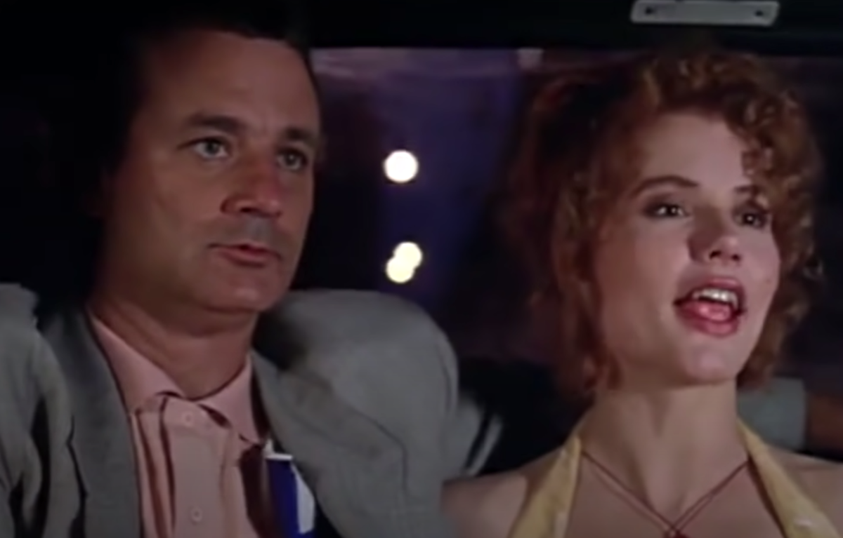 Bill Murray and Geena Davis in 