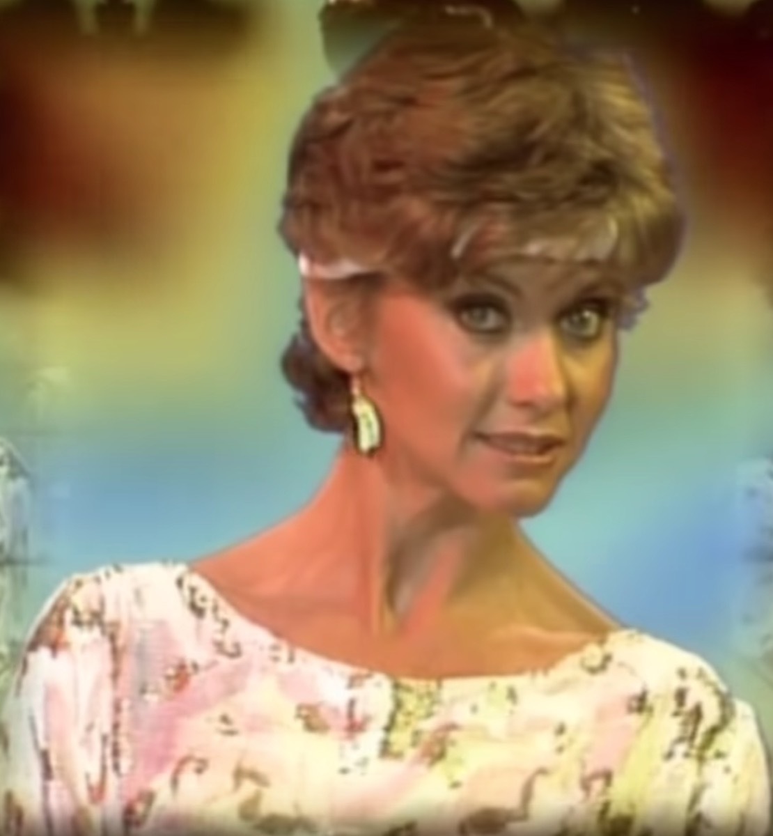 olivia newton john in headband