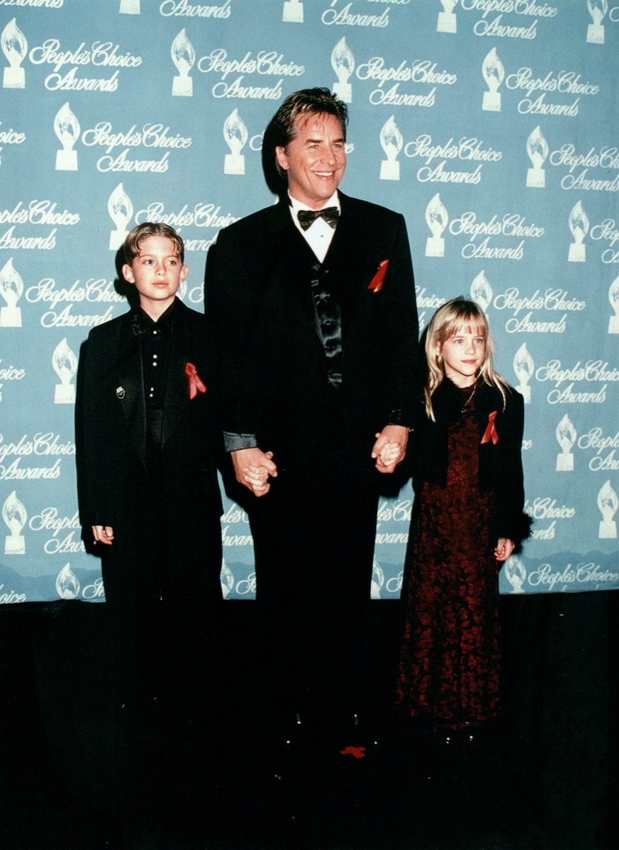 Don Johnson with Jesse and Dakota Johnson