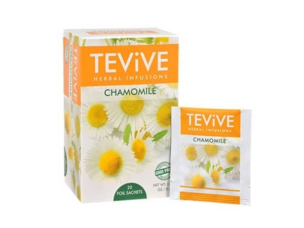 tevive herbal infusions chamomile tea bags