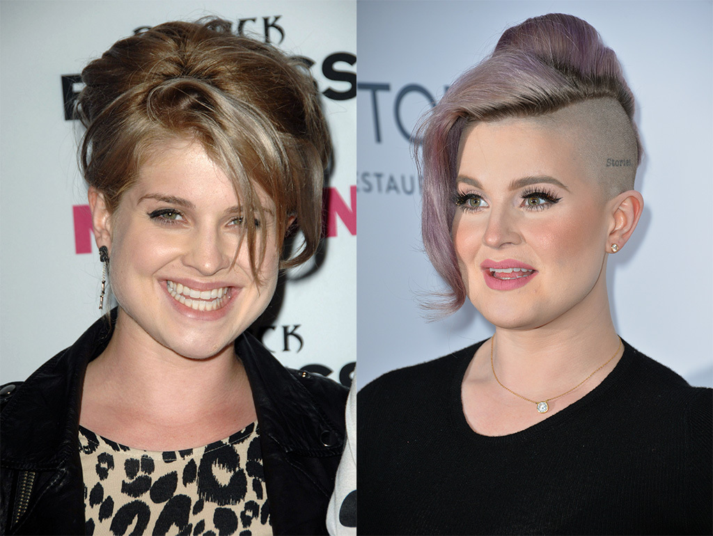 Kelly Osbourne, purple hair, hair transformation