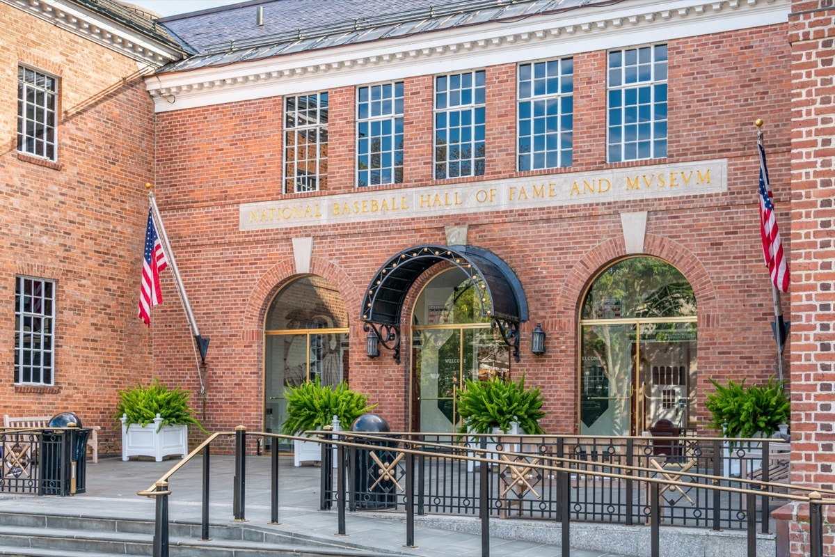 Baseball Hall of Fame in Cooperstown NY