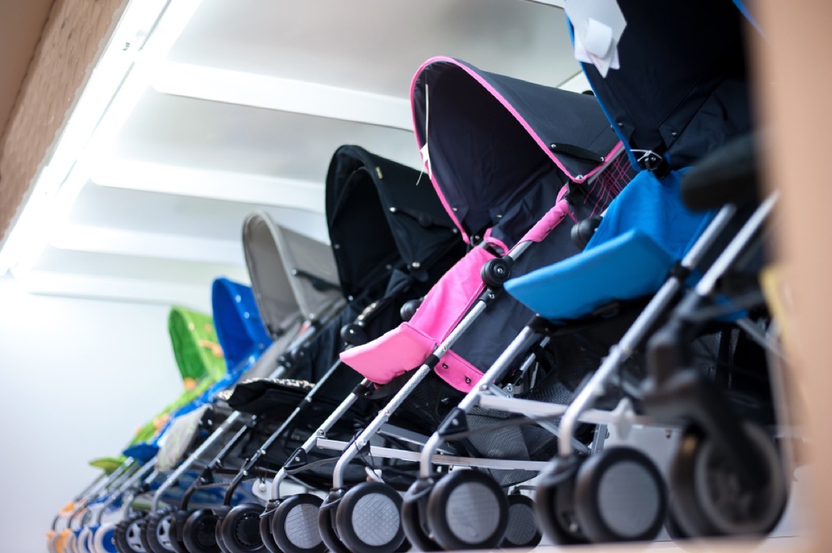 strollers in store, ways parenting has changed.