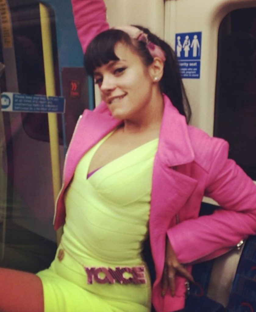 Lily Allen Celebrities Using Public Transportation