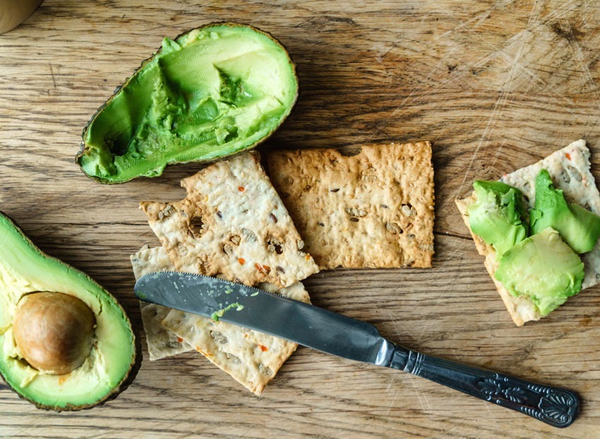 avocado cracker spread