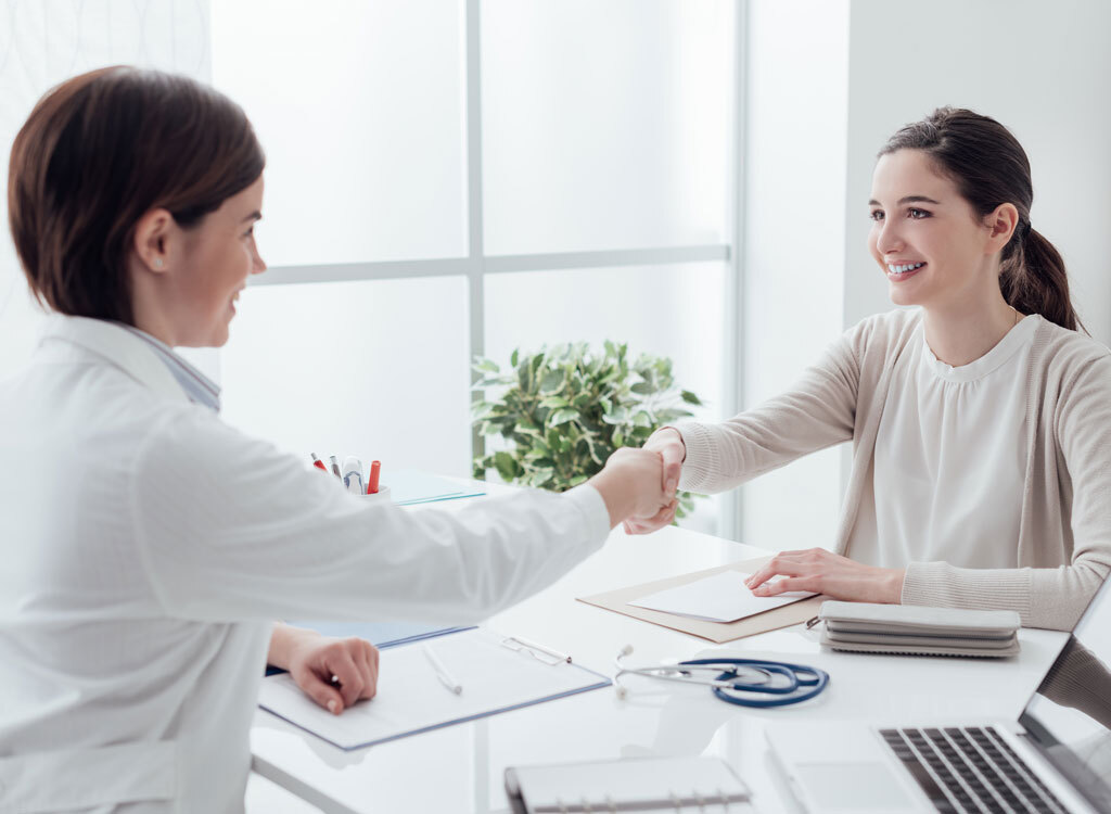 Patient meeting doctor