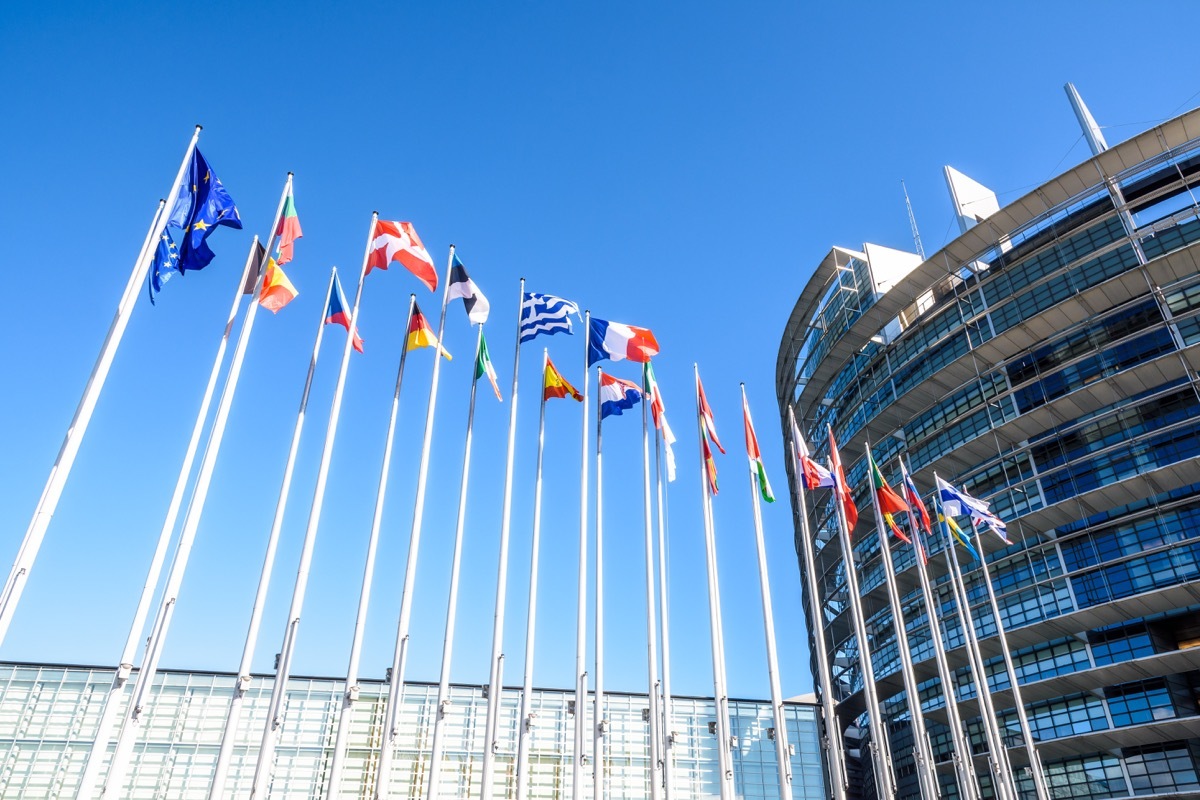 Various world flags