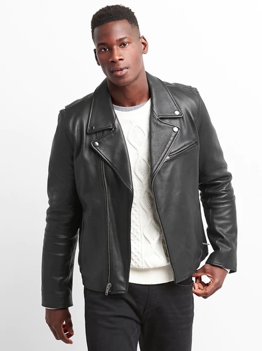 Gap Leather Jacket