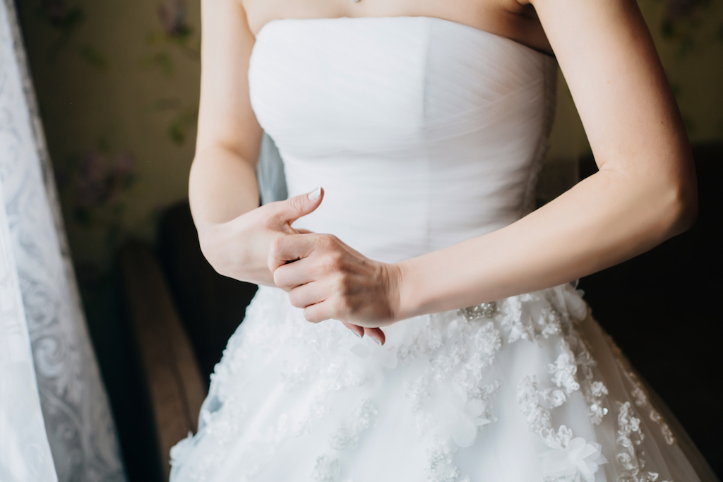 Nervous bride