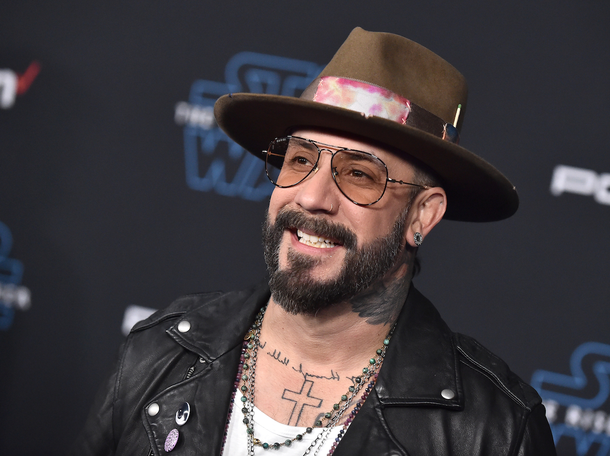 AJ McLean at the 