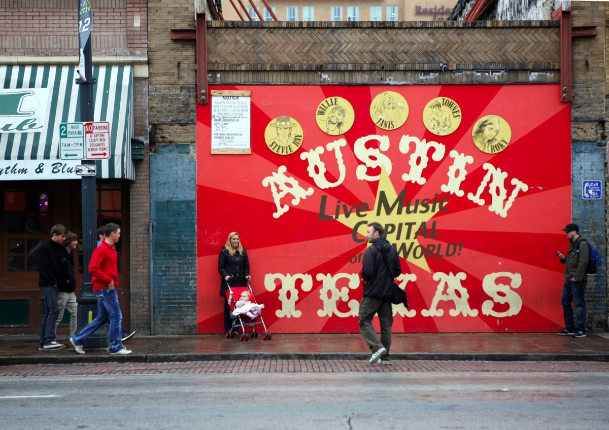 Austin Music Capital Sign