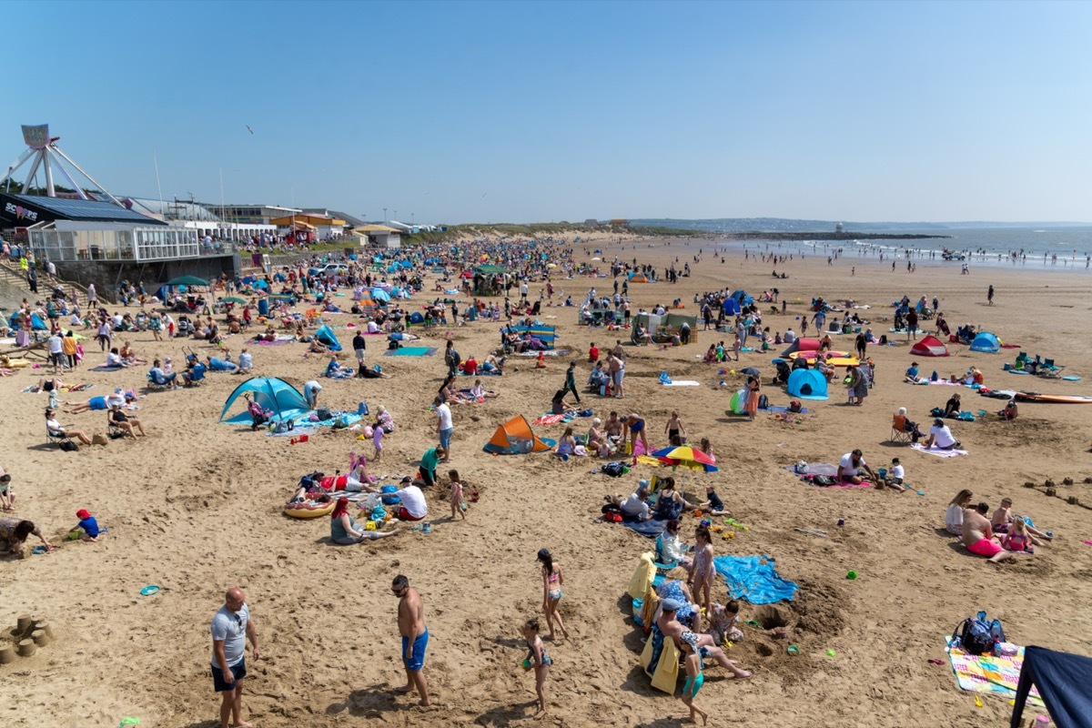 Crowded Beach