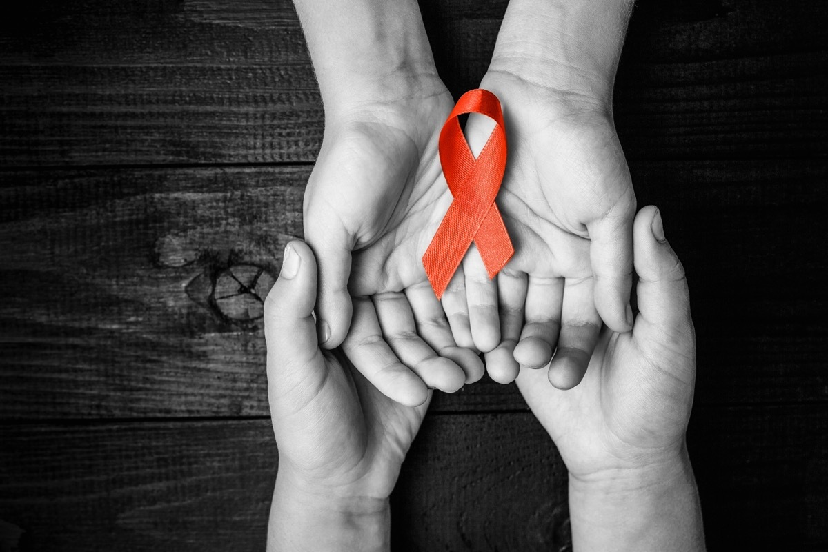 red ribbon hiv