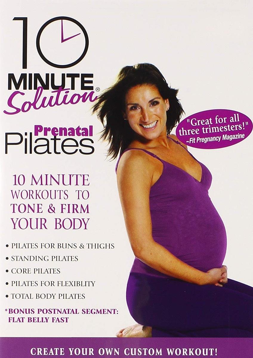 10 minute prenatal pilates dvd, gifts for pregnant people