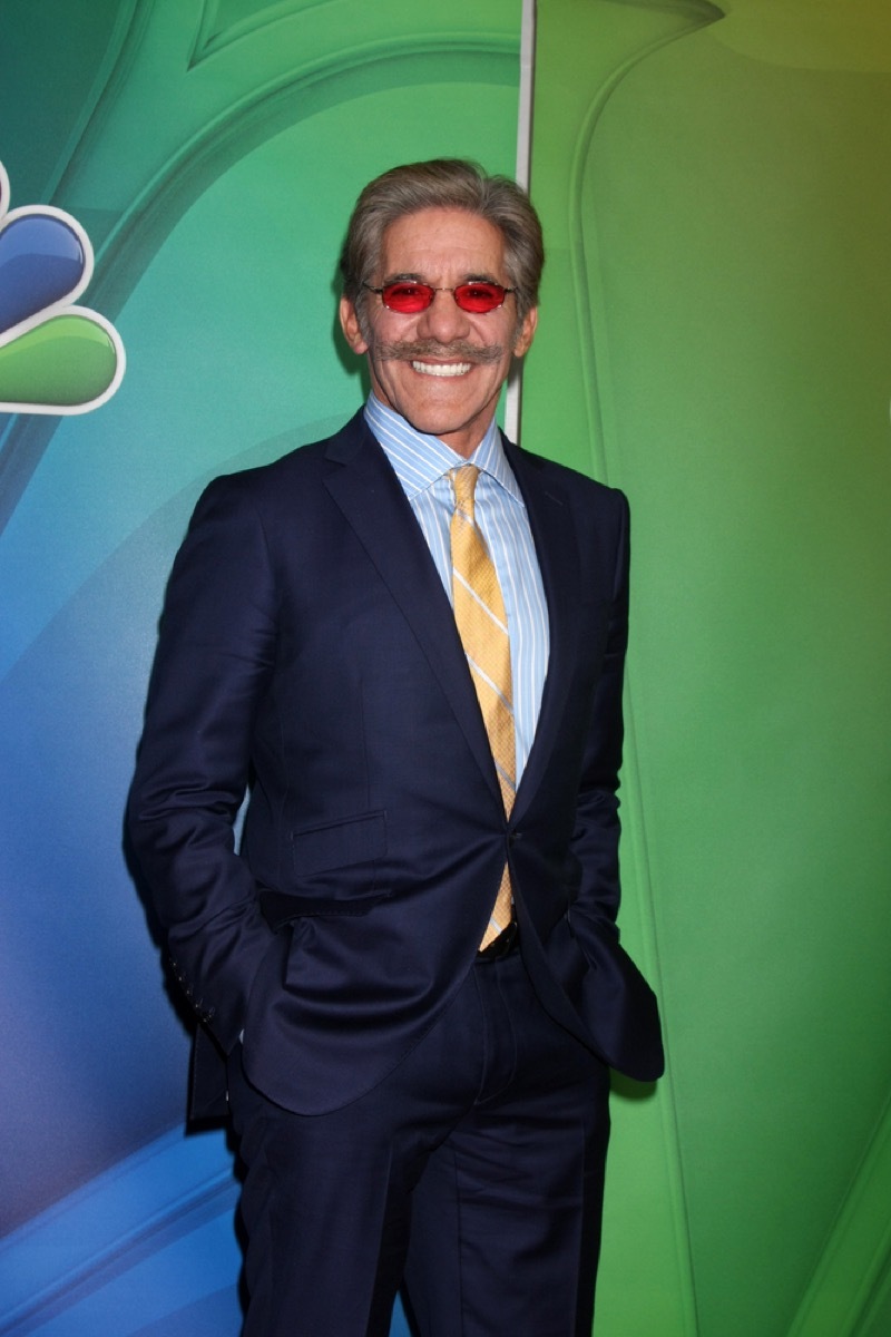 geraldo rivera on the red carpet