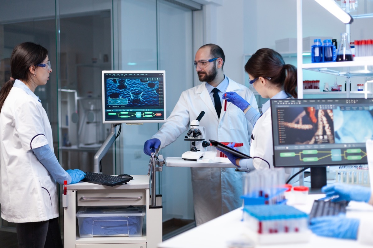 Doctors Researching in a Lab