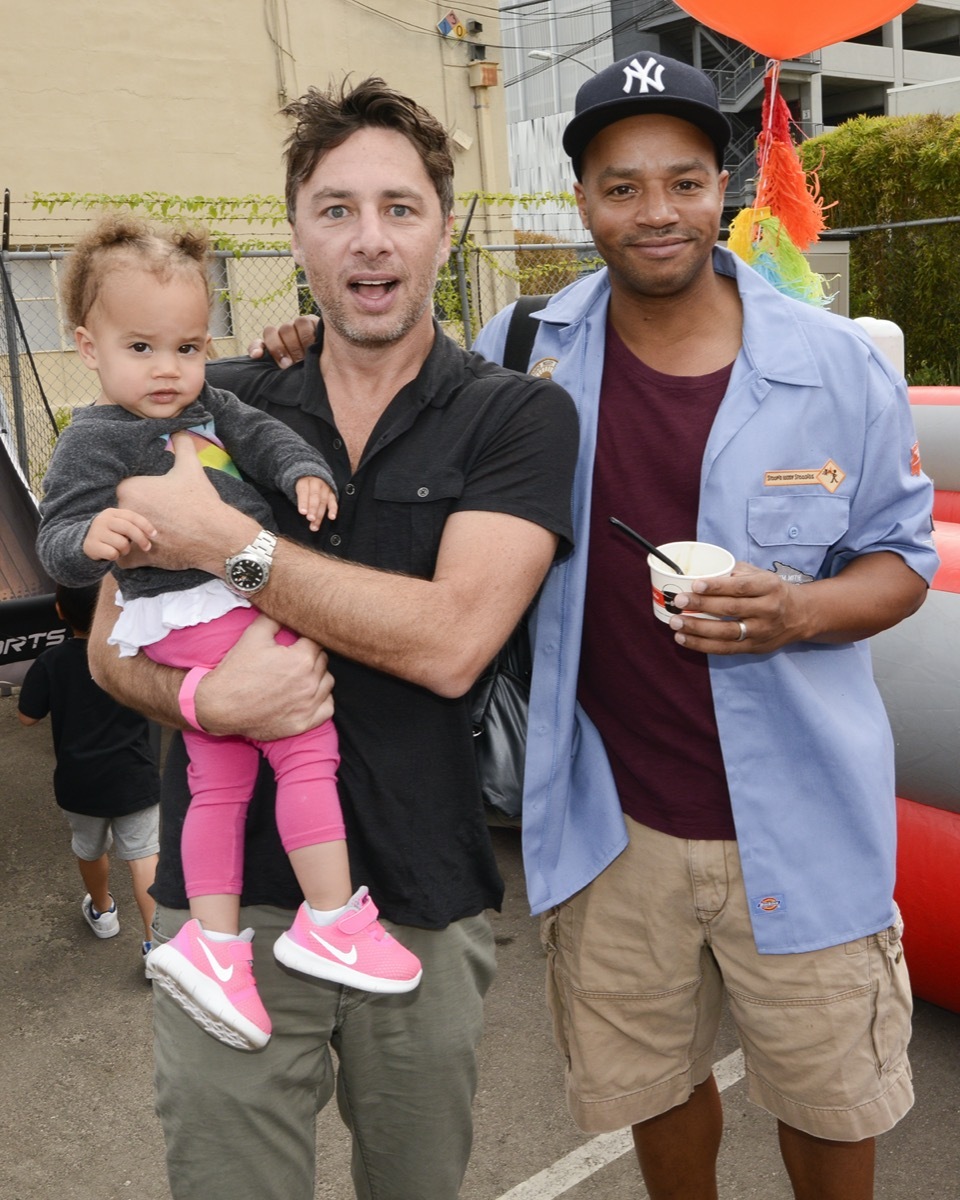 Wilder Faison, Zach Braff, and Donald Faison