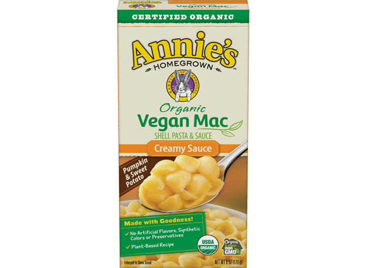 Annies organic vegan mac and cheese