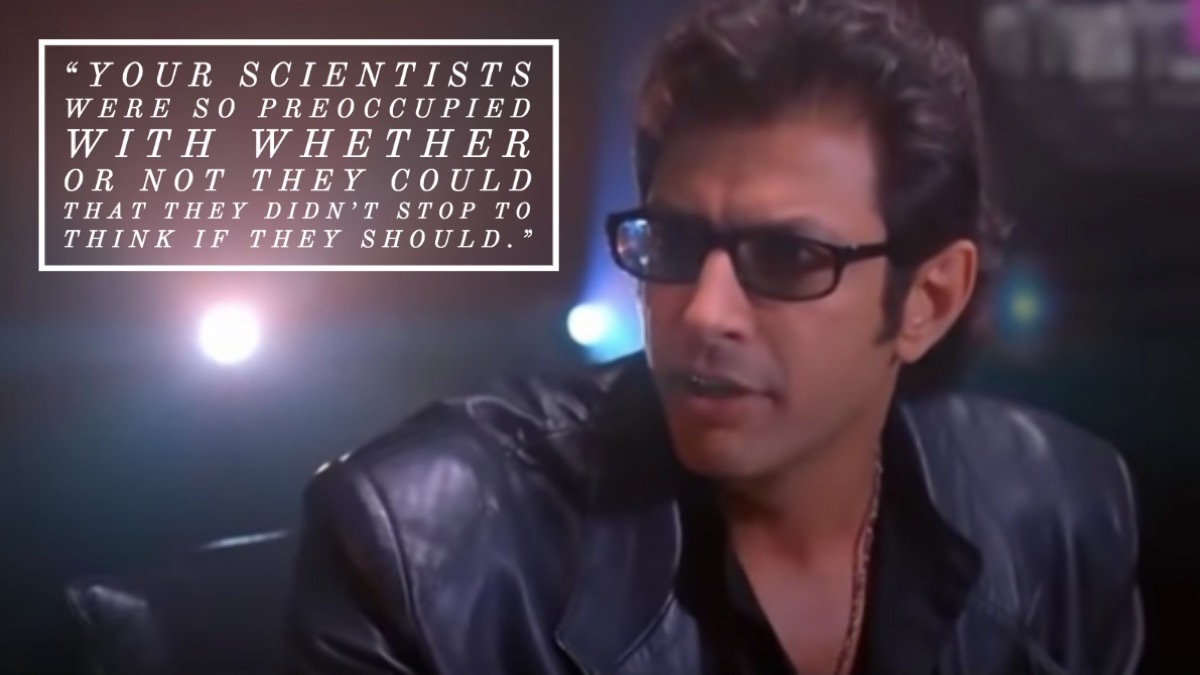 Jurassic Park movie quote