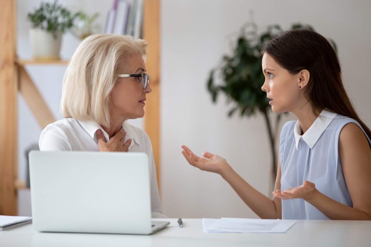 Two Women Debating