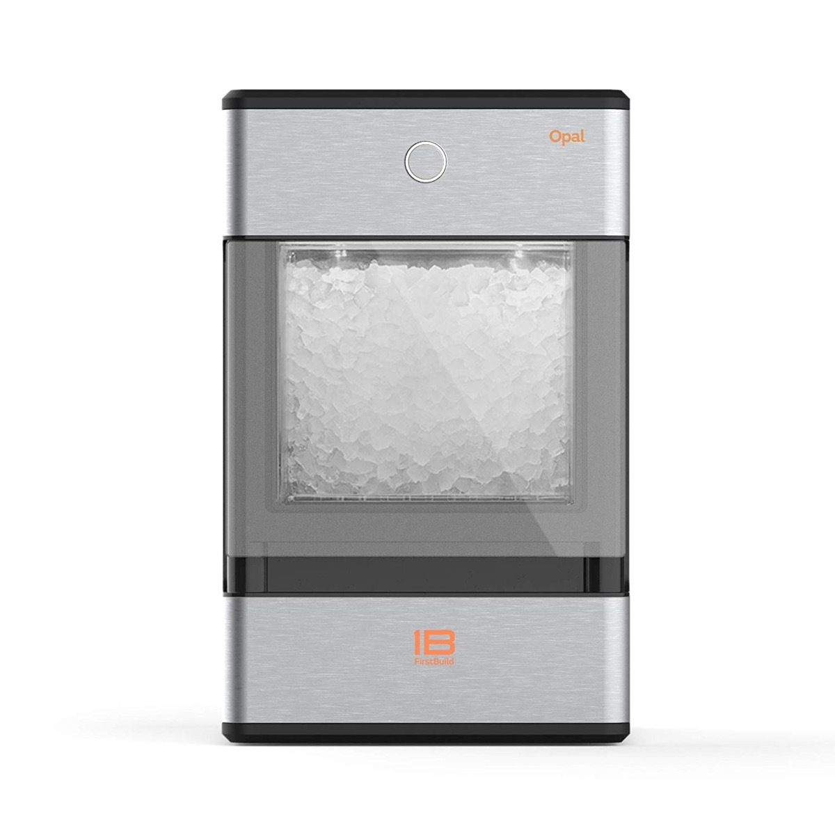 silver toned countertop ice maker machine