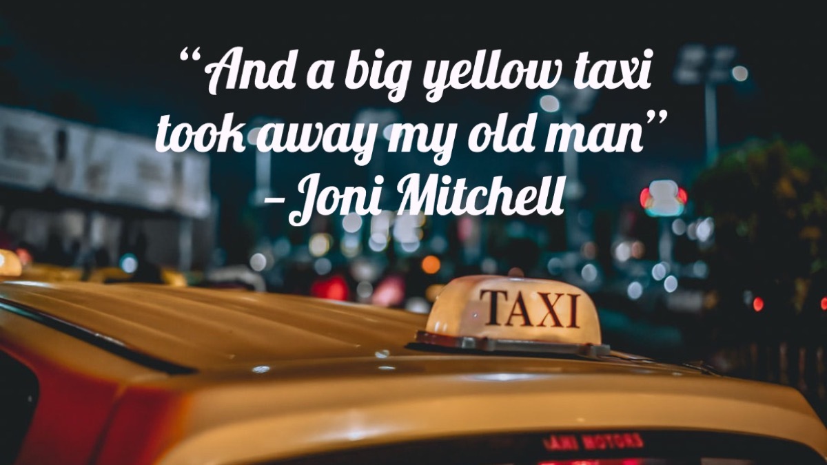 Big Yellow Taxi lyrics Joni Mitchell