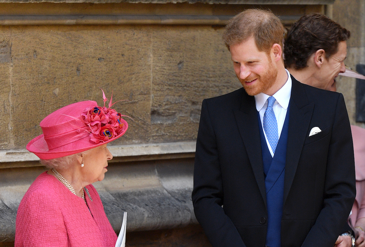 Queen Elizabeth II and Prince Harry, Duke of Sussex