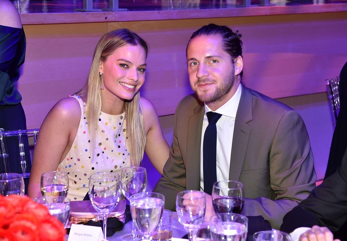 Margot Robbie and Tom Ackerly at the Time Gala in 2017