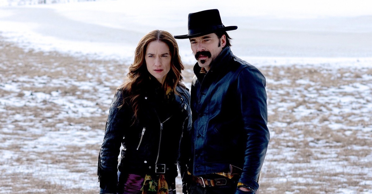 Melanie Scofano and Tim Rozon on Wynonna Earp