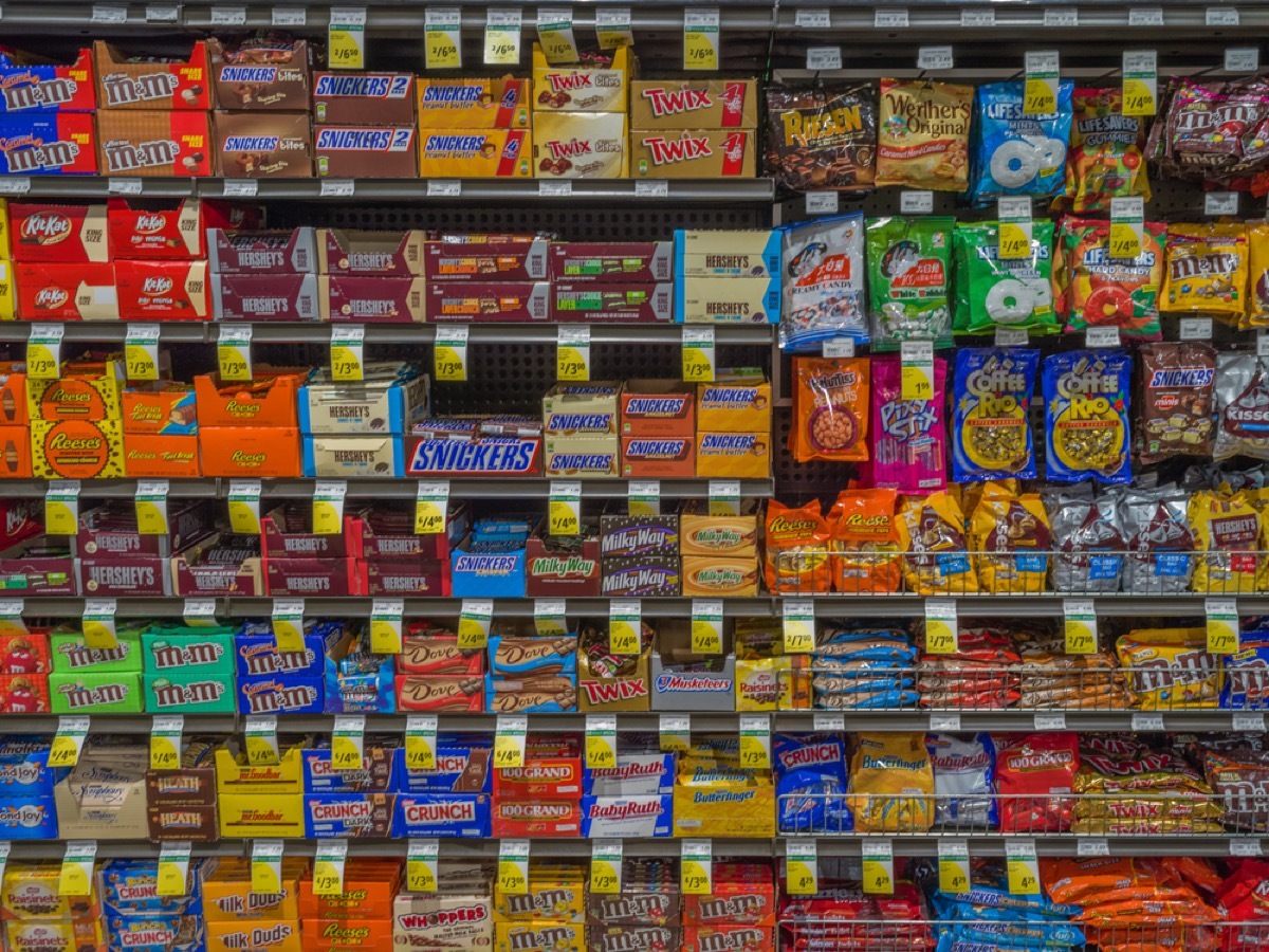 candy aisle