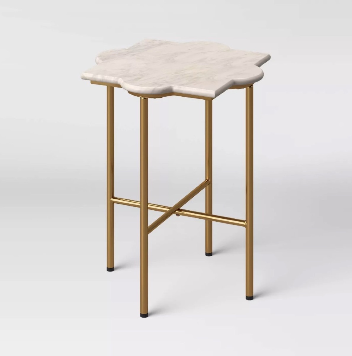 marble topped side table